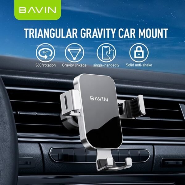 Bavin Universal Car Holder (PS29) – Black - Image 2