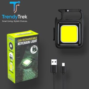 COB Rechargeable Keychain Light – Mini Utility Tool