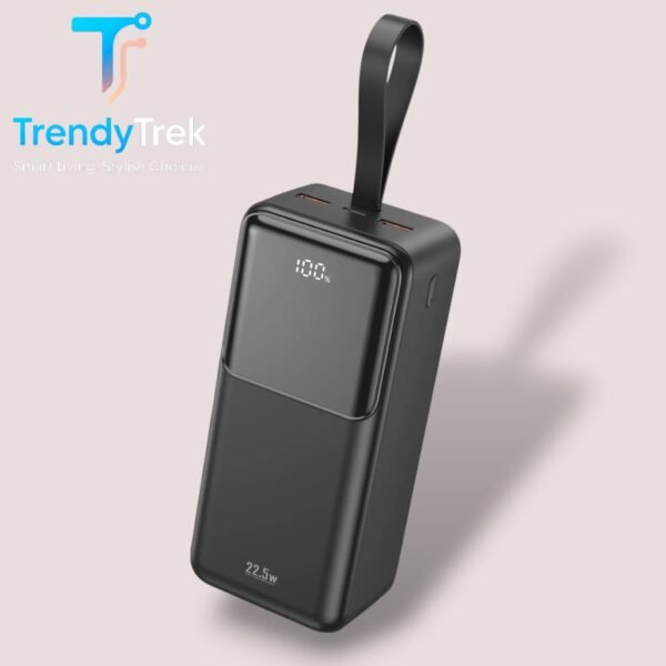 Foneng P64 40000mAh Fast Charging Power Bank – Black - Image 2