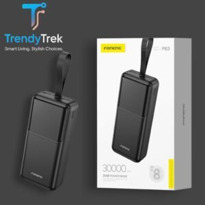 Foneng P63 – 30000mAh Dual-Port Power Bank with LED Display