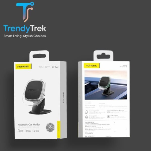 Foneng CP103 Magnetic Car Holder – Universal Dashboard Mount