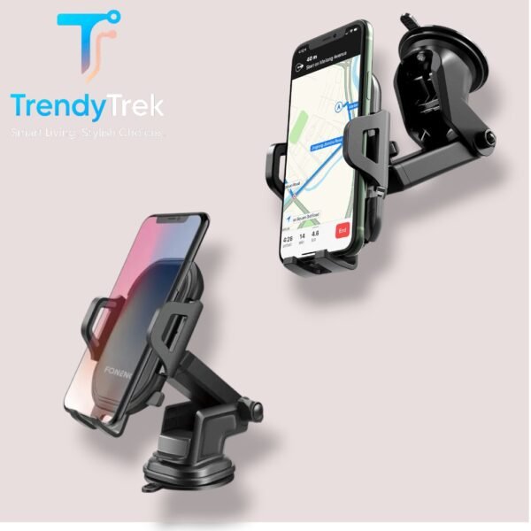 Foneng CP13 Universal Adjustable Car Bracket – Suction Mount with 360° Rotation - Image 3