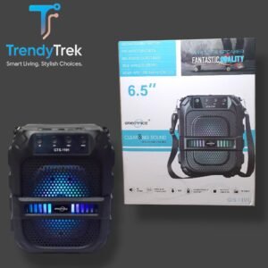 Greatnice GTS-1191 Portable Wireless Speaker – 6.5" Big Bass, FM Radio, USB/TF