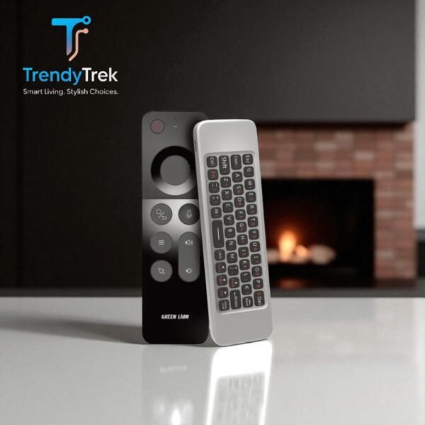 Green Lion 4 in 1 Wireless Remote – Voice Control + Air Mouse + IR + Keyboard - Image 3