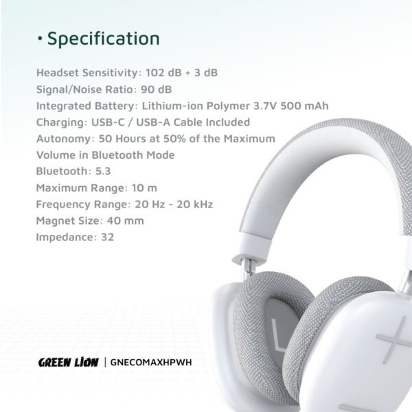 Green Lion Echomax Wireless Headphones - Image 9