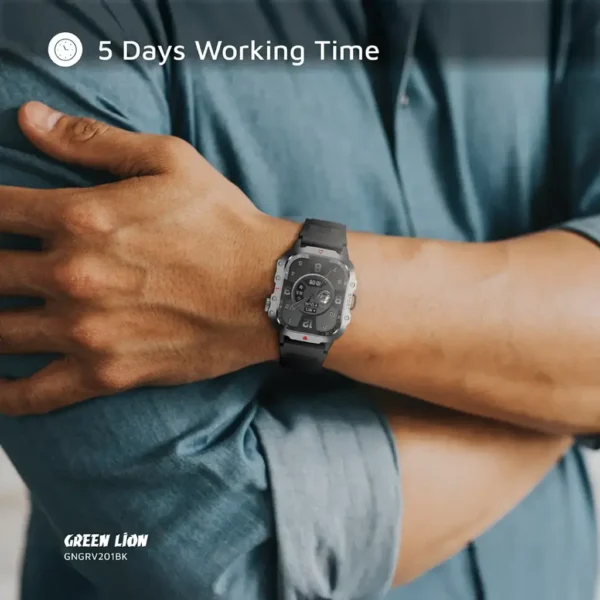 Green Lion Gravix Smart Watch – Black - Image 7