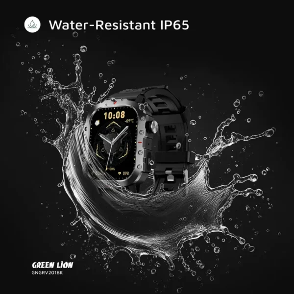 Green Lion Gravix Smart Watch – Black - Image 6
