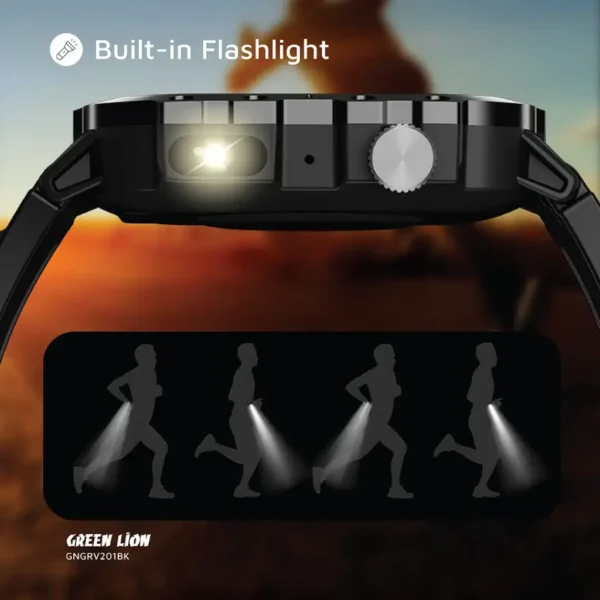 Green Lion Gravix Smart Watch – Black - Image 9