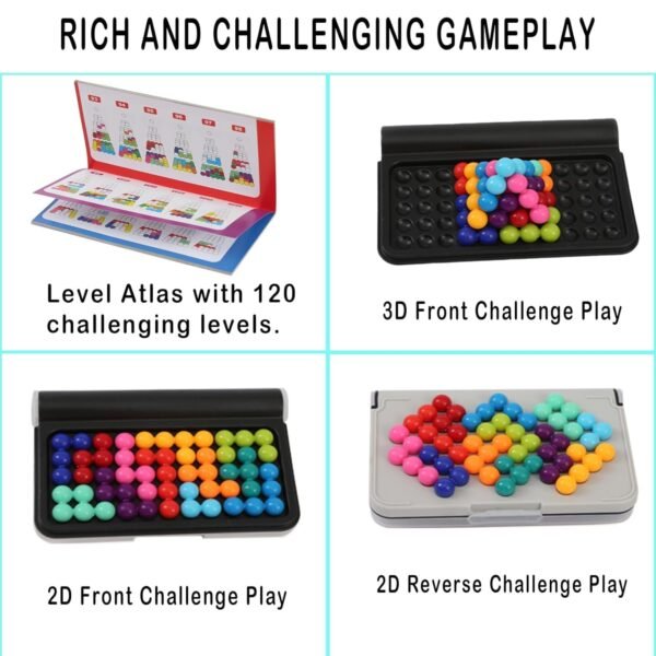 IQ Game Toys – 120 Challenge Puzzle (6 Variants) - Image 20