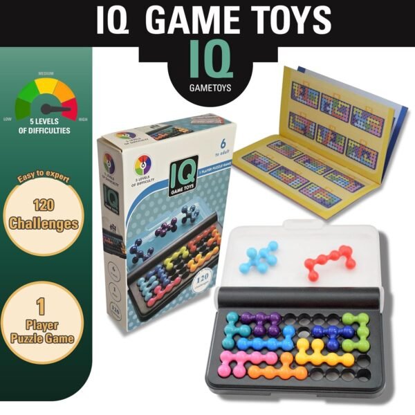 IQ Game Toys – 120 Challenge Puzzle (6 Variants) - Image 2
