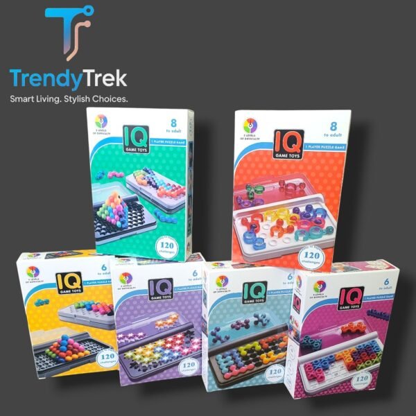 IQ Game Toys – 120 Challenge Puzzle (6 Variants)