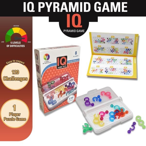 IQ Game Toys – 120 Challenge Puzzle (6 Variants) - Image 5
