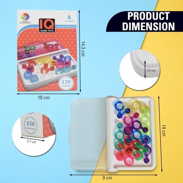 IQ Game Toys – 120 Challenge Puzzle (6 Variants) - Image 6