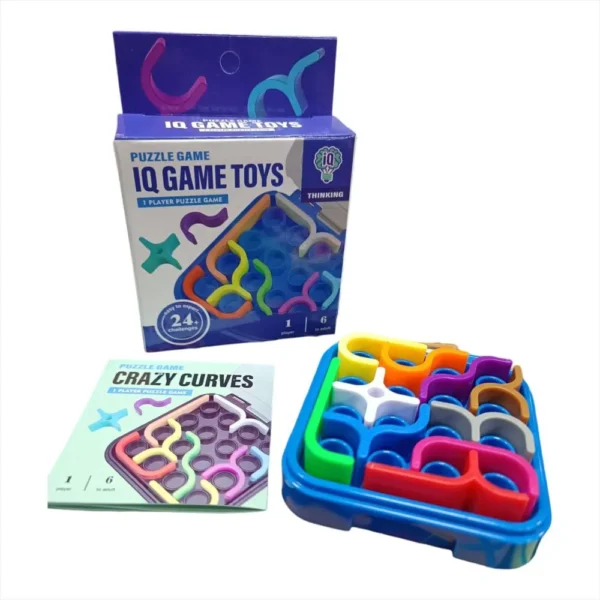 Mini IQ Puzzle Game – Crazy Curves (1 Player) - Image 3