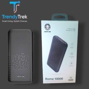 Green Lion Rome Ultra Slim – 10000mAh Power Bank (Dual USB-A, USB-C & Micro Inputs, 20W Fast Charge)