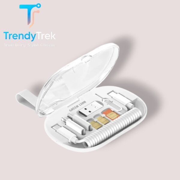 Green Lion Multi Functional Data Cable Set (6-in-1 Travel Kit) - Image 2