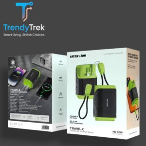 Green Lion Trave-X Power Bank 10000mAh – Green