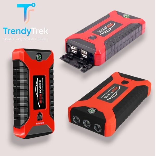 High Power Multi-Function Jump Starter with Tire Inflator – All-in-One Car Emergency Kit - Image 2