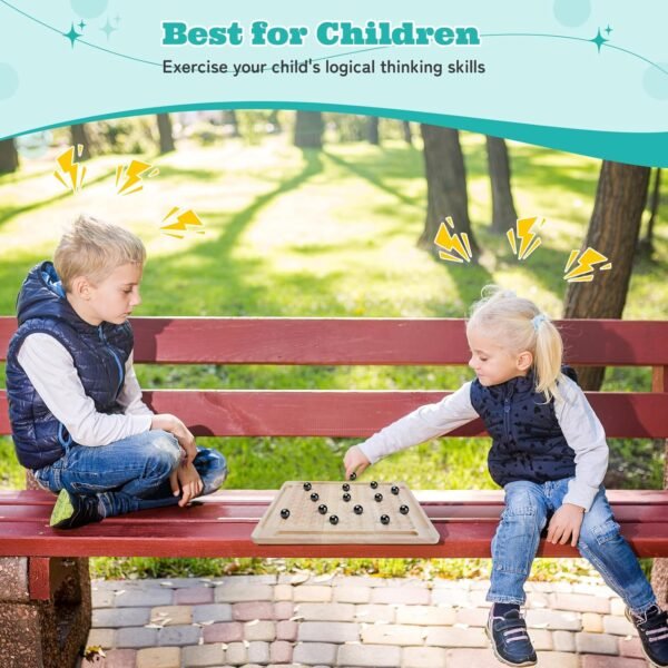 IQ Puzzle Game – Magnetic Chess (Board + Magnets)