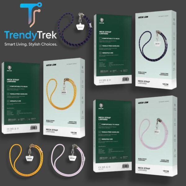 Green Lion Neck Strap Lanyard – 120cm Universal Phone Carrying Cord