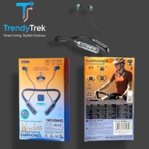 Remax RB-S20 Wireless Neckband Sports Earphones – Black