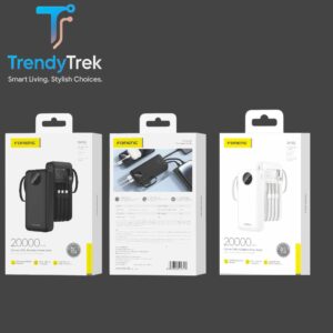 Foneng DX102 20000 mAh Power Bank with 4 Built-in Cables (2A)