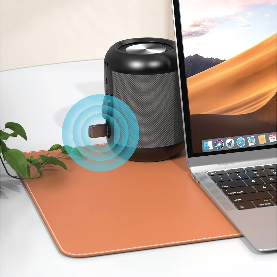 Green Lion Zinc Alloy Bluetooth Adapter – Black (V5.3 USB) - Image 3