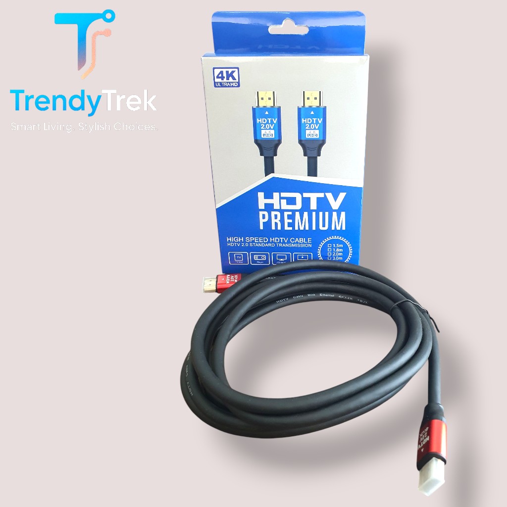 HDTV Premium High-Speed Cable – 4K Ultra HD – Multiple Lengths - Image 5