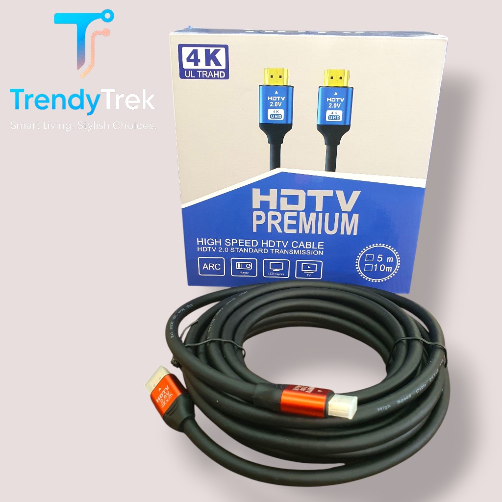 HDTV Premium High-Speed Cable – 4K Ultra HD – Multiple Lengths - Image 4