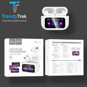 Hoco EW72 Lite LCD Touchscreen TWS Headset – White