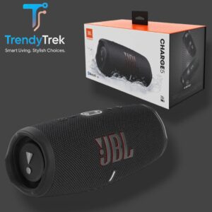 JBL Charge 5 Portable Waterproof Speaker – Black