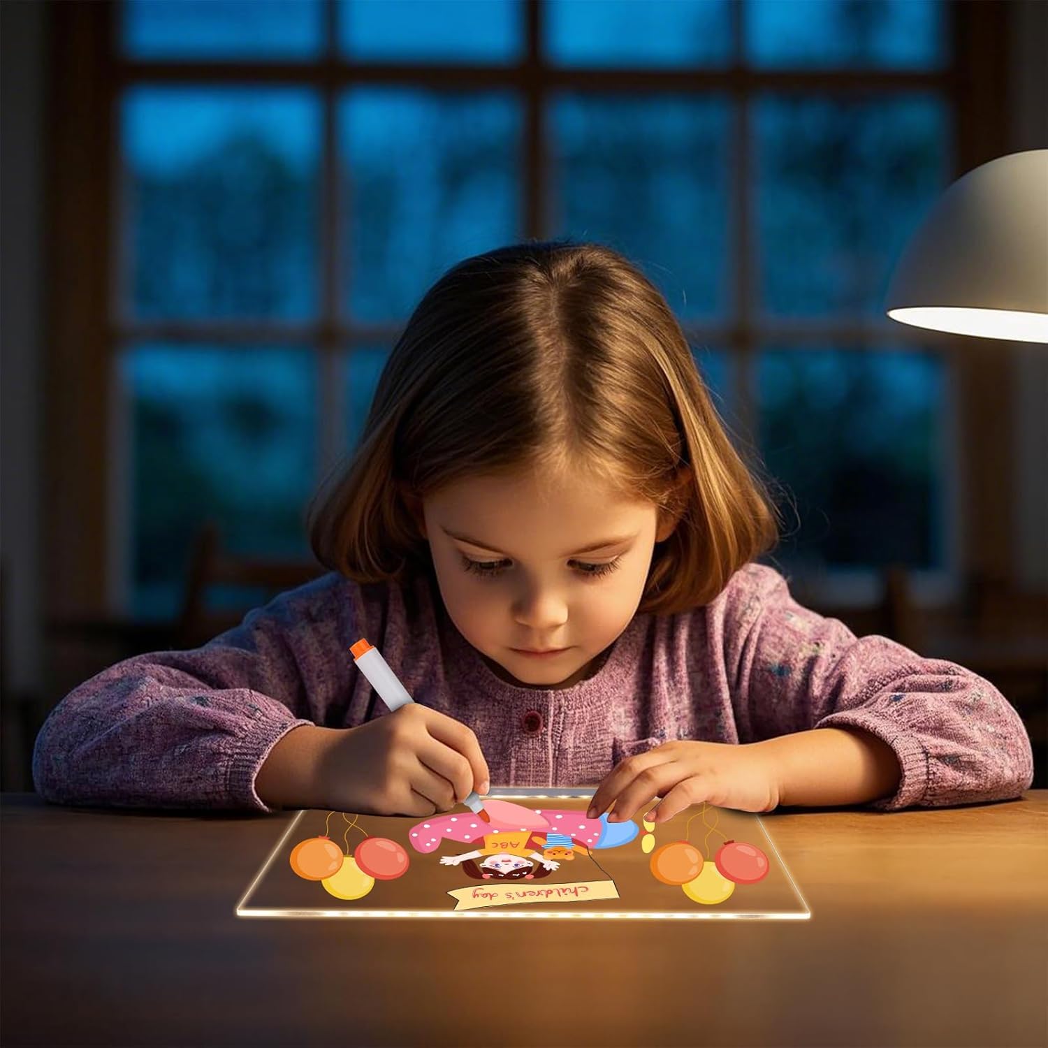 Likeide LED Panel – Colorful Writing Tablet with USB Light - Image 10
