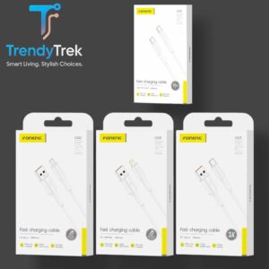 Foneng XS01 Fast Charging Cable – 1m, Multiple Connectors & Power Outputs