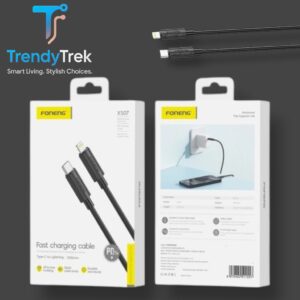 Foneng XS07 27W PD Fast Charging Cable Type-C to Lightning (1.2m)