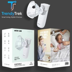 Green Lion Portable Nebulizer Pro – Ultra Quiet – Self Cleaning – Type-C Rechargeable