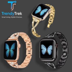 Diamond Link Bling Apple Watch Band