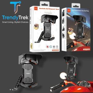 MOXOM MX-VS145 Motorcycle Phone Holder with Sunshade & Rainproof Cover