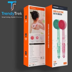 Porodo Kids Electric Bath Brush (3-in-1 Soft Cleanser) – Pink or Blue