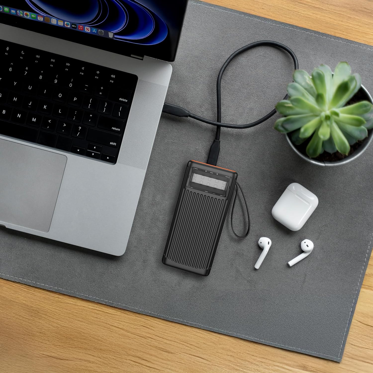 Porodo 60000mAh Power Bank with PD 65W & QC 18W Fast Charging – Multi-Device PD Charging - Image 3