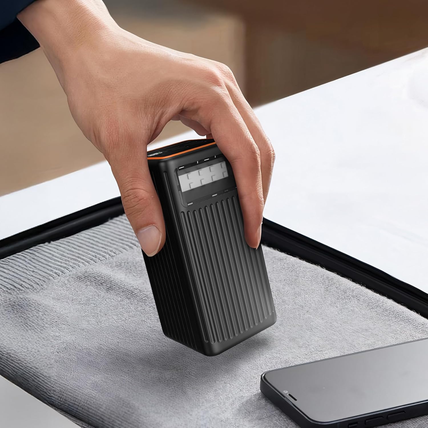 Porodo 60000mAh Power Bank with PD 65W & QC 18W Fast Charging – Multi-Device PD Charging - Image 4