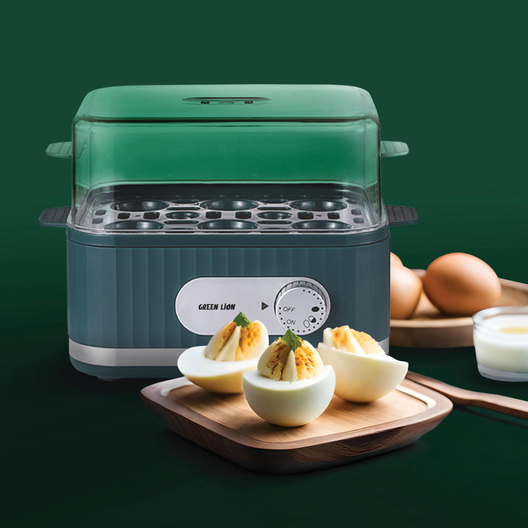 Green Lion Smart Egg Cooker – Green - Image 3