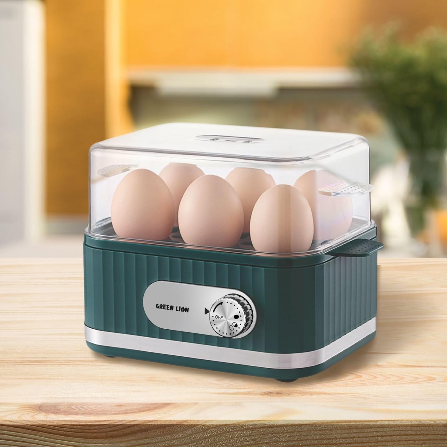 Green Lion Smart Egg Cooker – Green - Image 4
