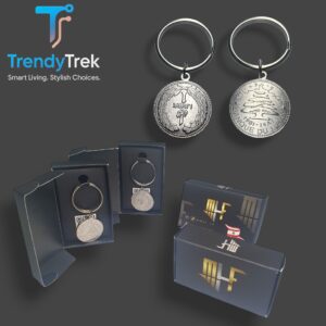 Lebanese 1 Lira Vintage Coin Keychain – Heritage Collectible