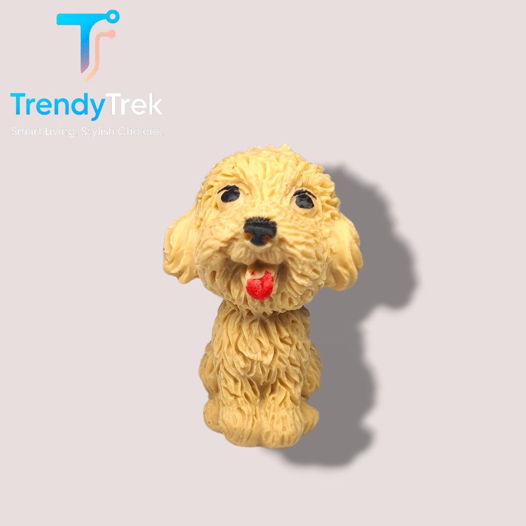 Dog Shape Eraser Pen/Pencil Topper – Assorted Colors - Image 6