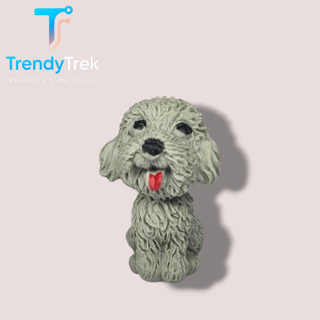 Dog Shape Eraser Pen/Pencil Topper – Assorted Colors - Image 4