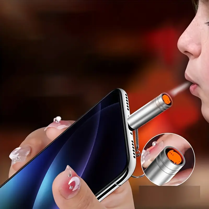 Type-C Mini Cigarette Lighter – Battery-Free USB-C Windproof Lighter (Silver) - Image 4