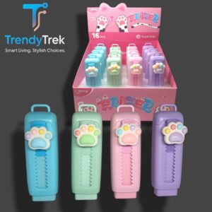 Yalong Cat Paw Retractable Eraser – 4 Colors