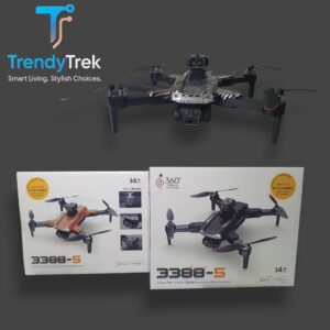 Drone 3388-5 – 8K HD Dual Camera Obstacle Avoidance Quadcopter (Brushless Motor)