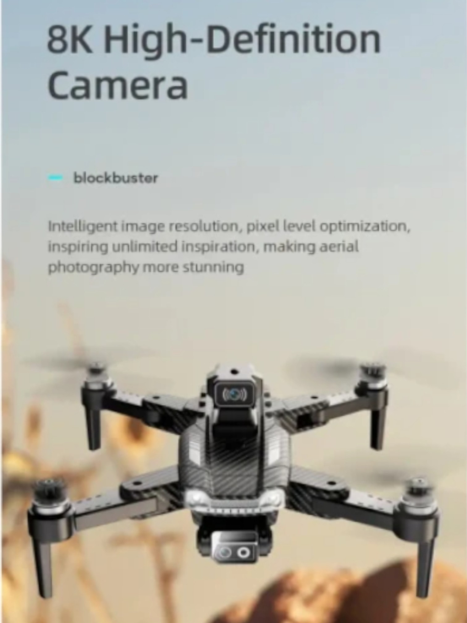 Drone 3388-5 – 8K HD Dual Camera Obstacle Avoidance Quadcopter (Brushless Motor) - Image 5