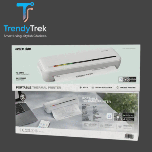 Green Lion Portable Thermal Printer – White